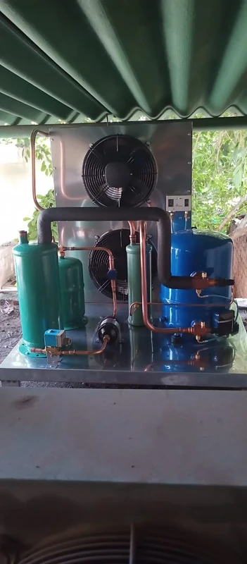 Professional condensing unit installation and servicing by K Falak Cool Breeze