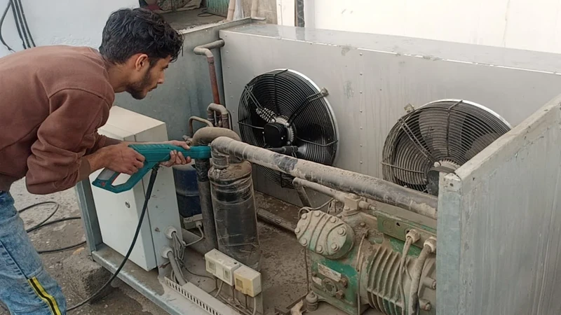 Cold room plant installation and temperature control system by K Falak Cool Breeze